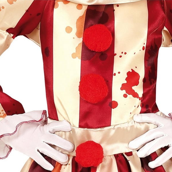 Fiestas Guirca Girls Striped Clown Costume Set