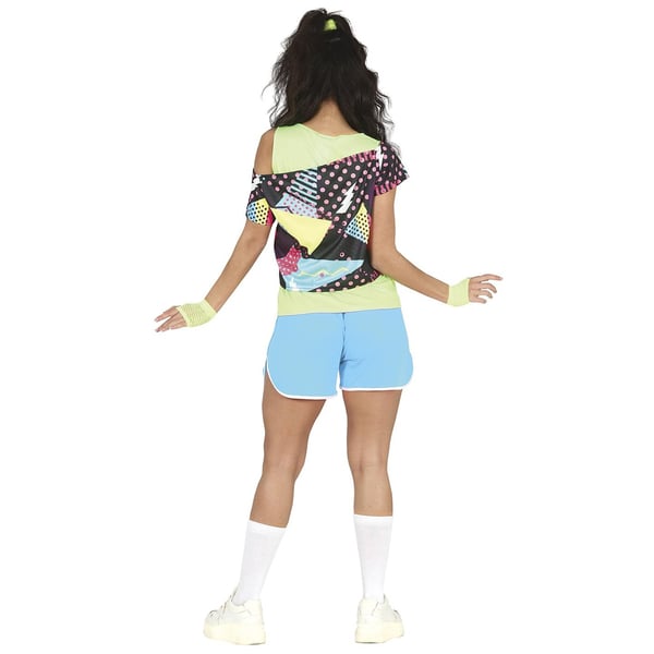 Fiestas Guirca Womens/Ladies 80s Gymnast Costume