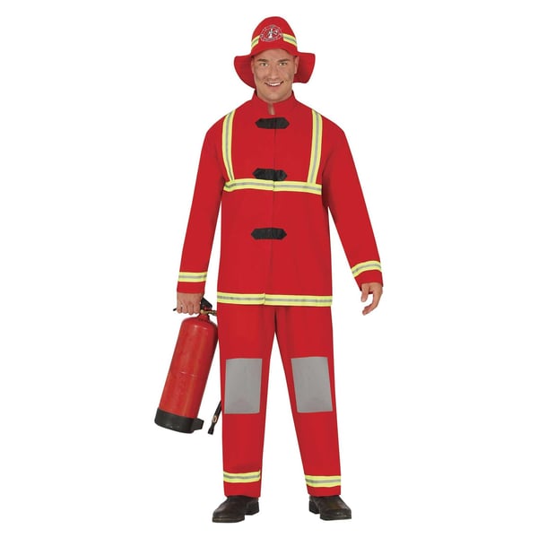 Fiestas Guirca Mens Firefighter Costume Set