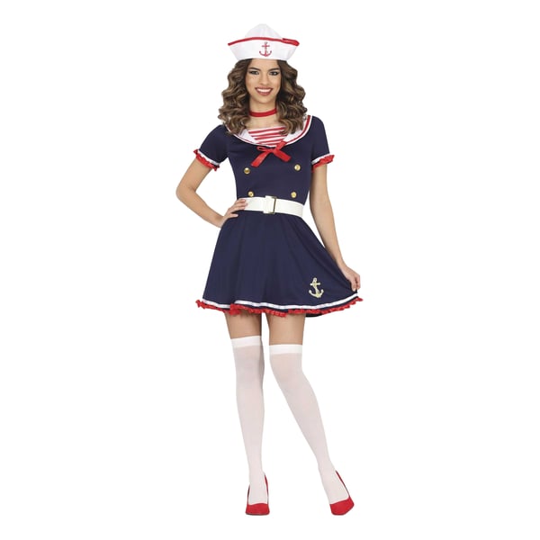 Fiestas Guirca Womens/Ladies Sailor Costume Set