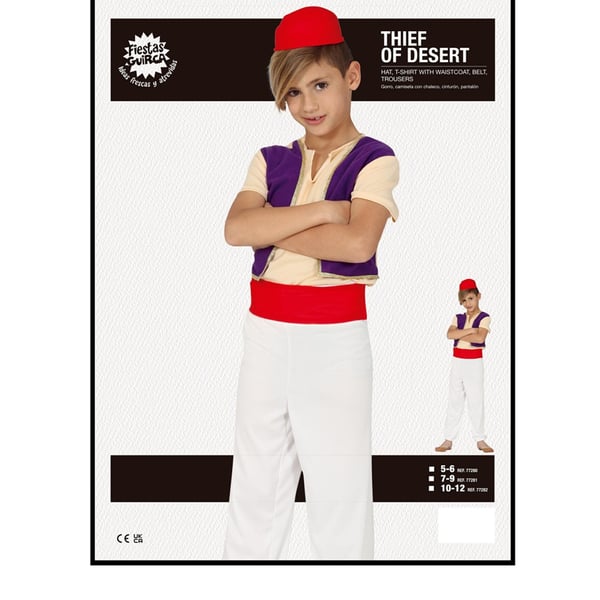 Fiestas Guirca Boys Desert Thief Costume Set