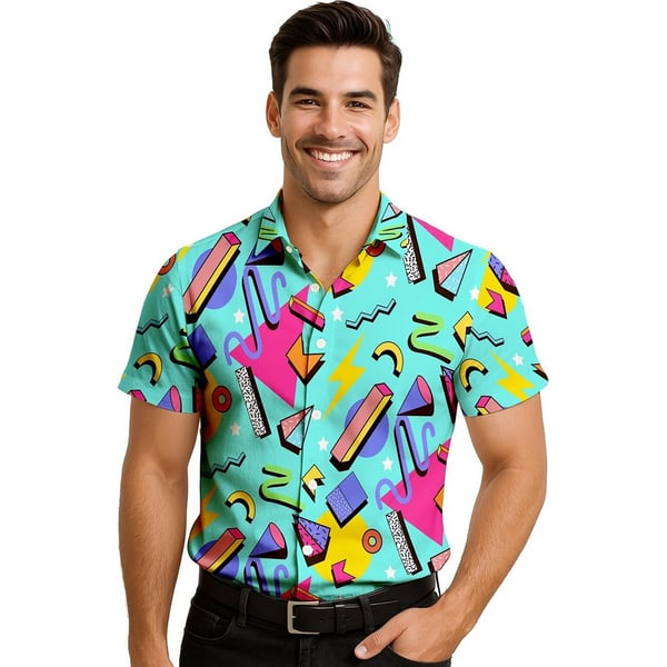 Fiestas Guirca Mens 80s Shirt