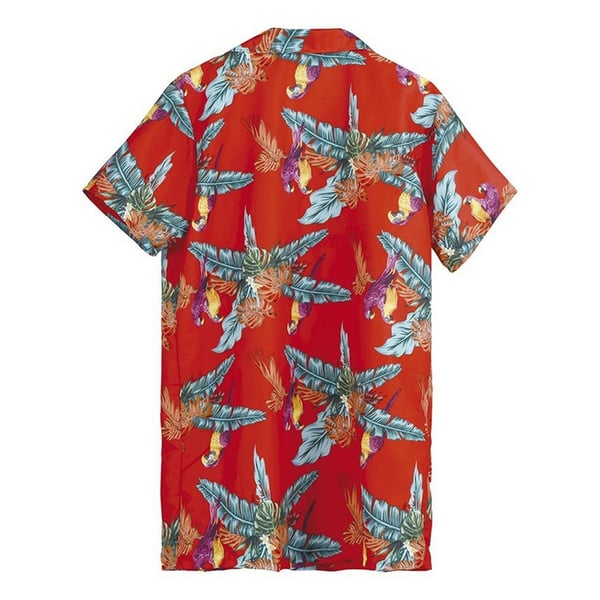 Fiestas Guirca Mens Flamingo Neon Shirt