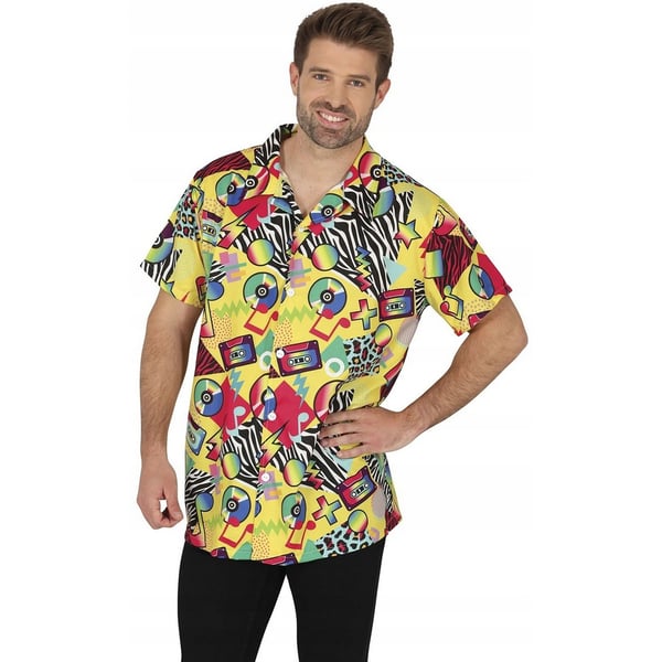 Fiestas Guirca Mens Music Star 90s Shirt