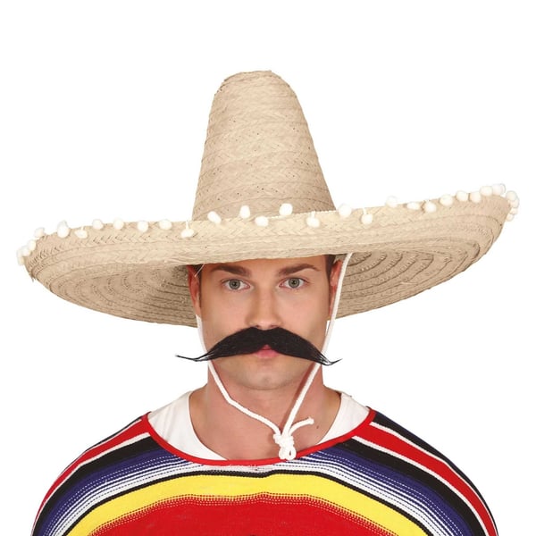 Fiestas Guirca Unisex Adult Mexican Straw Costume Hat