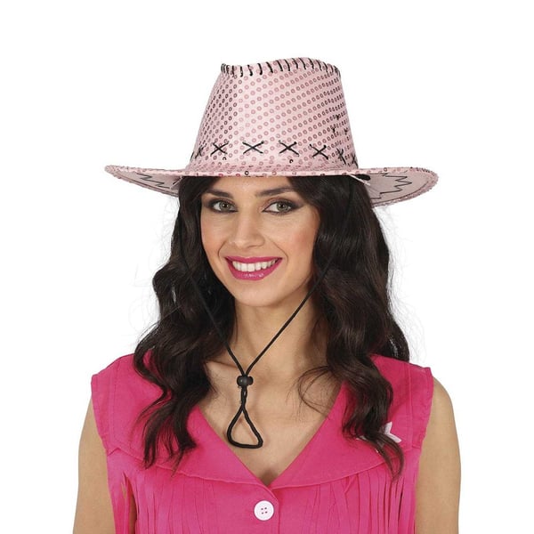 Fiestas Guirca Unisex Adult Sequins Cowboy Hat