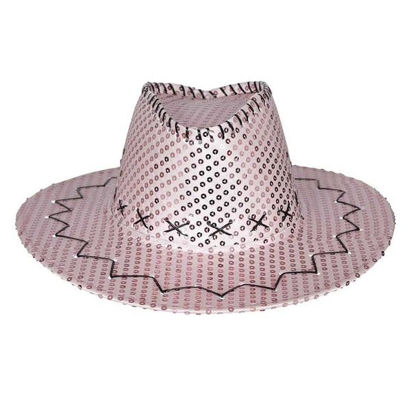 Fiestas Guirca Unisex Adult Sequins Cowboy Hat