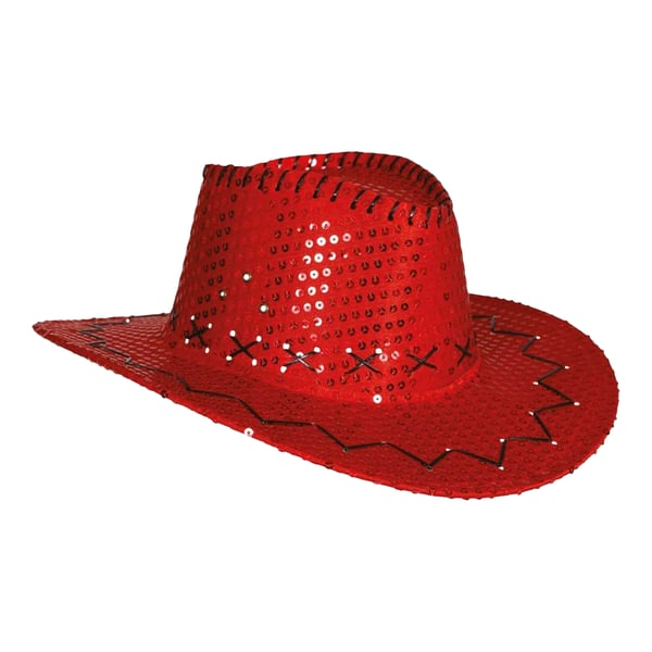 Fiestas Guirca Unisex Adult Sequins Cowboy Hat