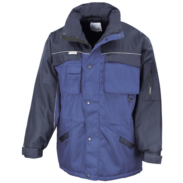 Result Herre Workwear Heavy Duty Vandafvisende og vindtæt kombineret frakke
