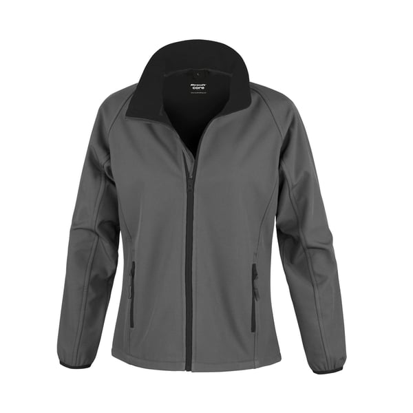 Result Core Softshelljakke til kvinder/damer med print
