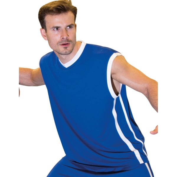 Spiro Mens Quick Dry Sleeveless Basketball Shirt