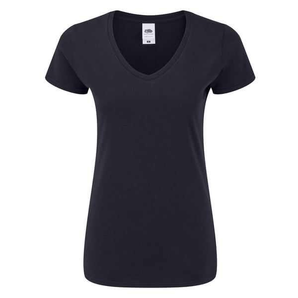 Fruit Of The Loom Womens/Ladies Iconic V Neck T-Shirt