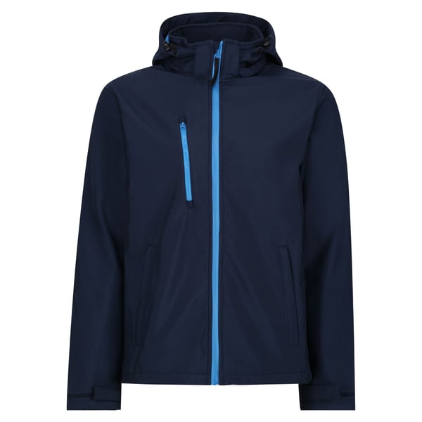 Regatta Mens Venturer 3 Layer Hooded Soft Shell Jacket Regatta Mens Venturer 3 Layer Hooded Soft Shell Jacket