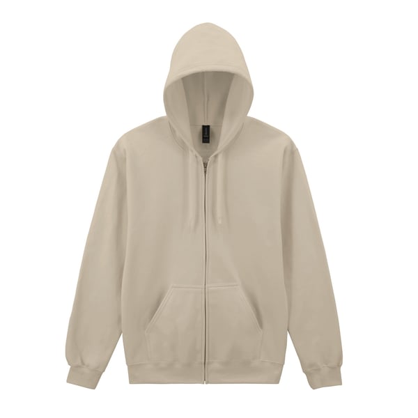 Gildan Mens Softstyle Midweight Full Zip Hoodie