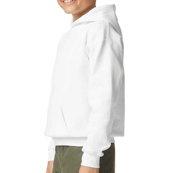 Gildan Childrens/Kids Softstyle Plain Midweight Fleece Hoodie