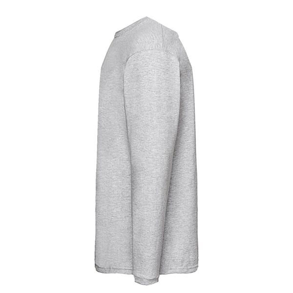 Fruit of the Loom Mens Valueweight Heather Long-Sleeved T-Shirt