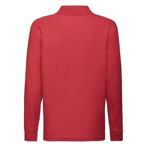 Fruit of the Loom Childrens/Kids Long-Sleeved Polo Shirt