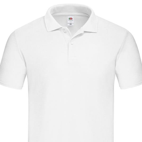 Fruit Of The Loom Mens Original Plain Polo Shirt
