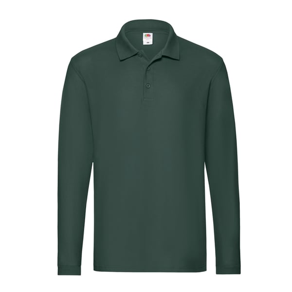 Fruit of the Loom Mens Premium Long-Sleeved Polo Shirt