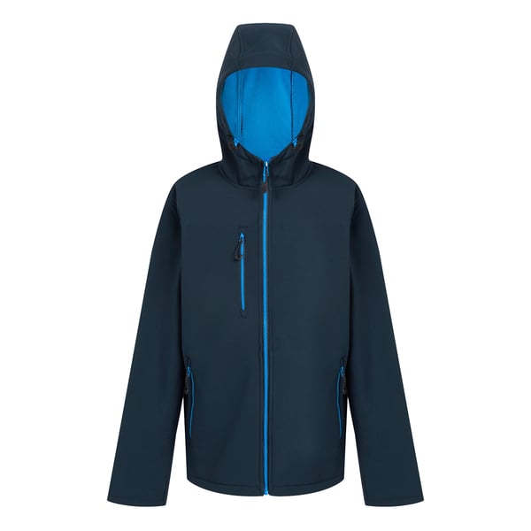 Regatta Mens Navigate Double Layered Hooded Soft Shell Jacket Regatta Mens Navigate Double Layered Hooded Soft Shell Jacket