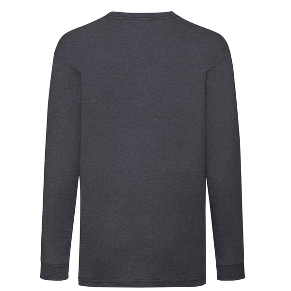 Fruit of the Loom Childrens/Kids Valueweight Polycotton Long-Sleeved T-Shirt