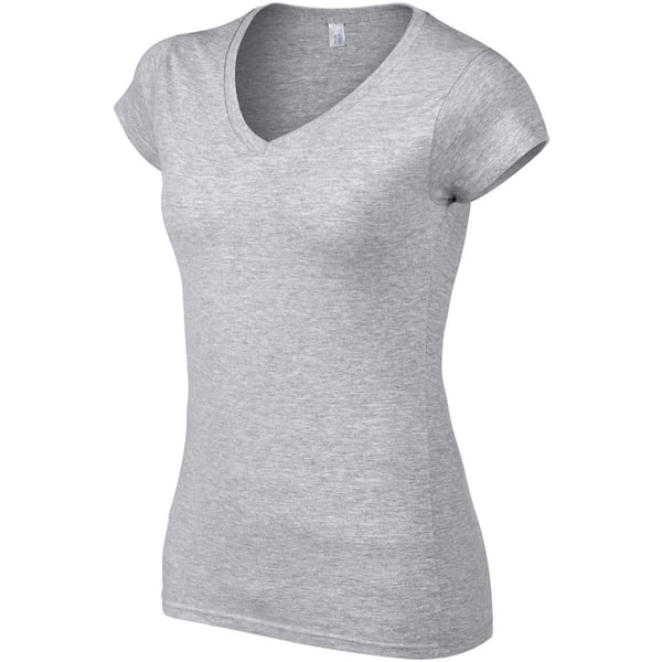 Gildan Ladies Soft Style Short Sleeve V-Neck T-Shirt