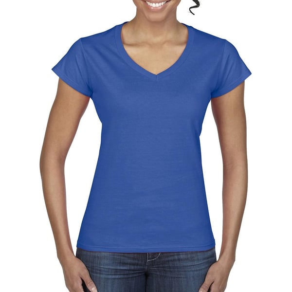 Gildan Ladies Soft Style Short Sleeve V-Neck T-Shirt