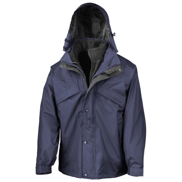 Result Mens 3 In 1 Zip And Clip StormDri Waterproof Windproof Jacket Result Mens 3 In 1 Zip And Clip StormDri Waterproof Windproof Jacket