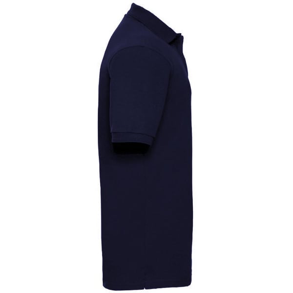 Russell Mens Ripple Collar & Cuff Short Sleeve Polo Shirt