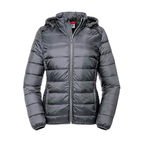 Russell Dame/Damer Ladies Ladies Nano Jacket med hætte