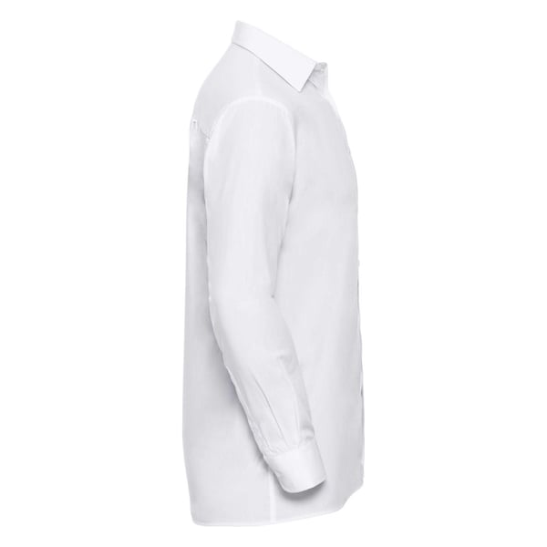Russell Mens Long Sleeve Pure Cotton Work Shirt