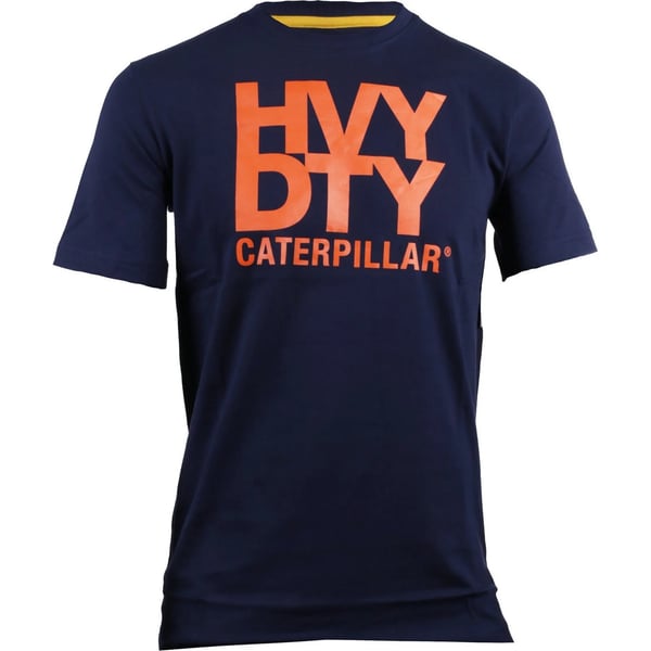 Caterpillar Mens Trademark Logo Heavy Duty T-Shirt