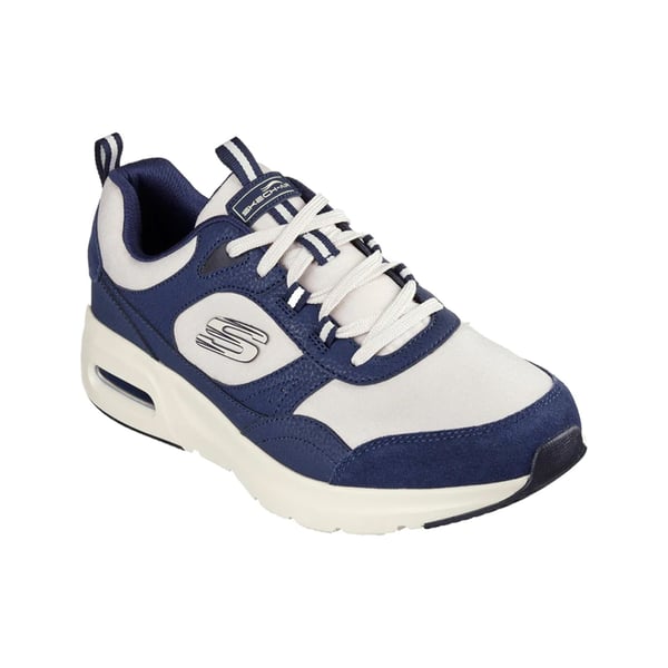 Skechers Herr Court Yatton Skech-Air Träningsskor i Mocka
