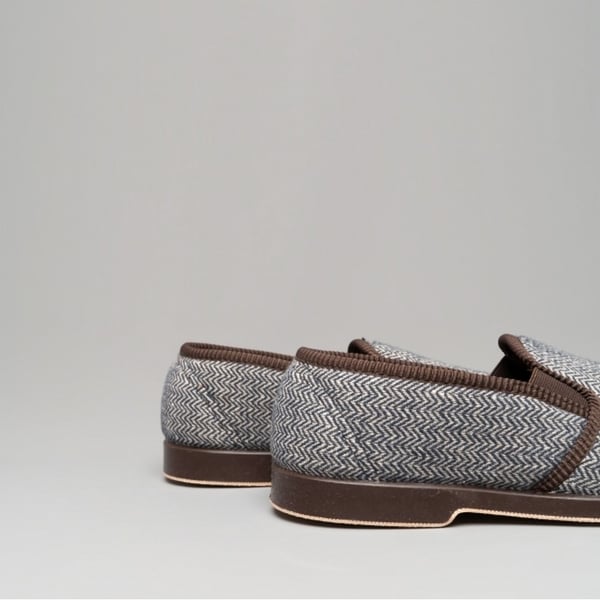 GBS Stafford Mens Twin Gusset Slipper / Mens Slippers