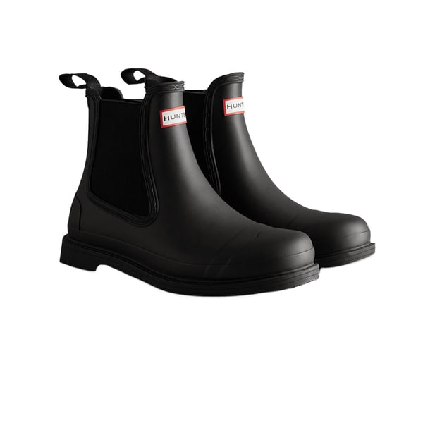 Hunter Mens Commando Chelsea Boots