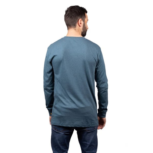 Caterpillar Mens Trademark Banner Long-Sleeved T-Shirt