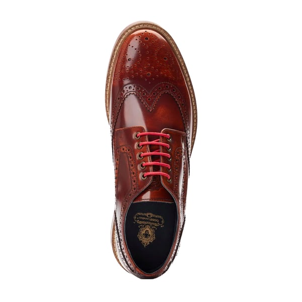 Base London Mens Woburn Hi Shine Brogues
