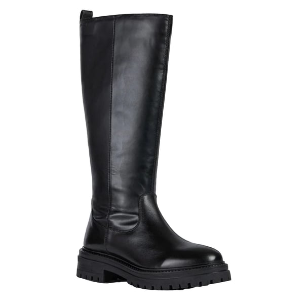 Geox Womens/Ladies D Iridea C Leather Knee-High Boots