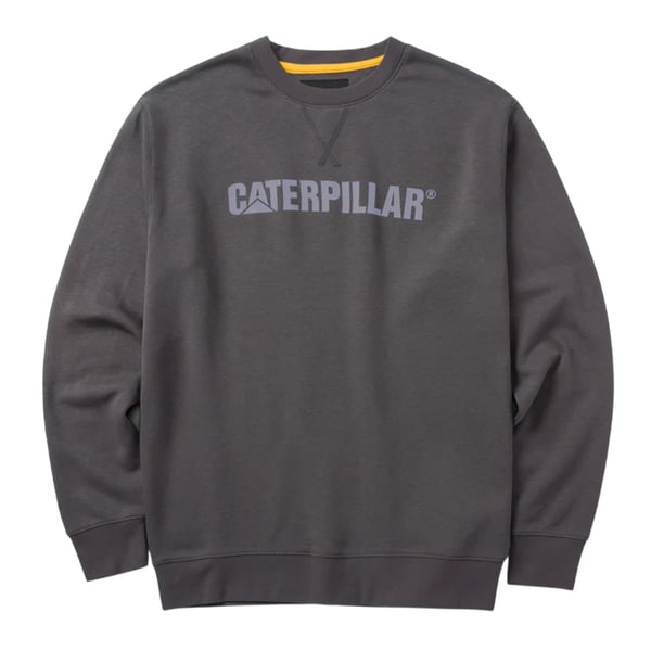 Caterpillar Mens Logo Midweight Crew Neck Jumper