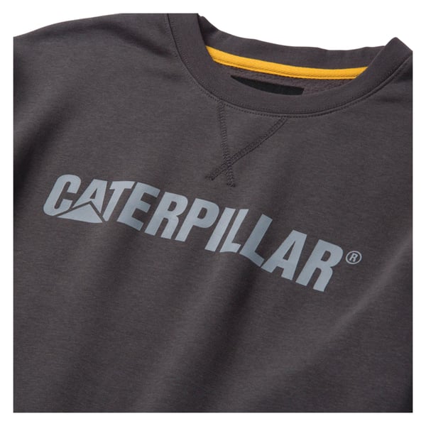 Caterpillar Mens Logo Midweight Crew Neck Jumper