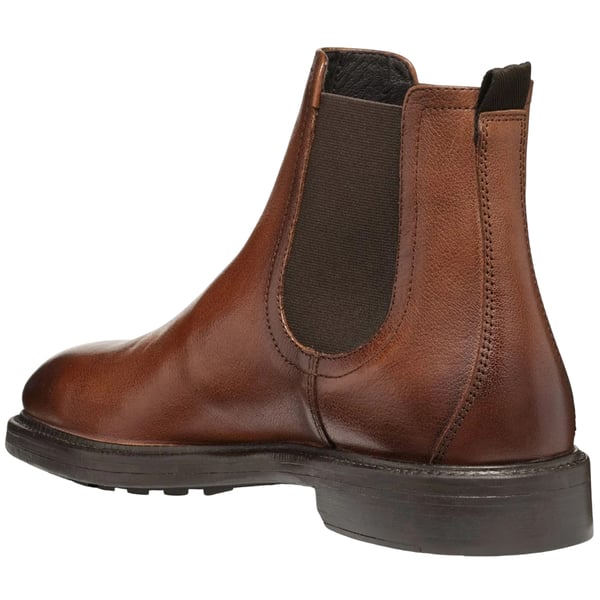 Geox Mens Tiberio Patent Leather Ankle Boots
