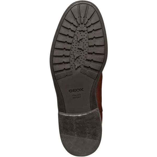 Geox Mens Tiberio Patent Leather Ankle Boots