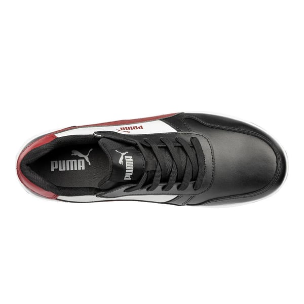 Puma Safety Mens Frontcourt Leather Low Safety Trainers
