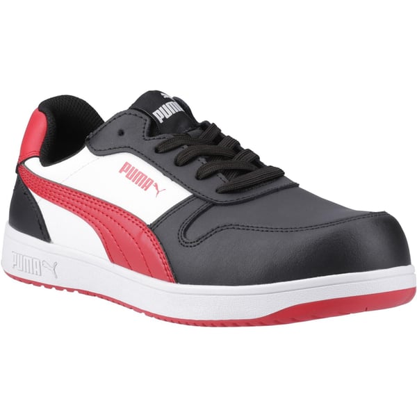 Puma Safety Mens Frontcourt Leather Low Safety Trainers