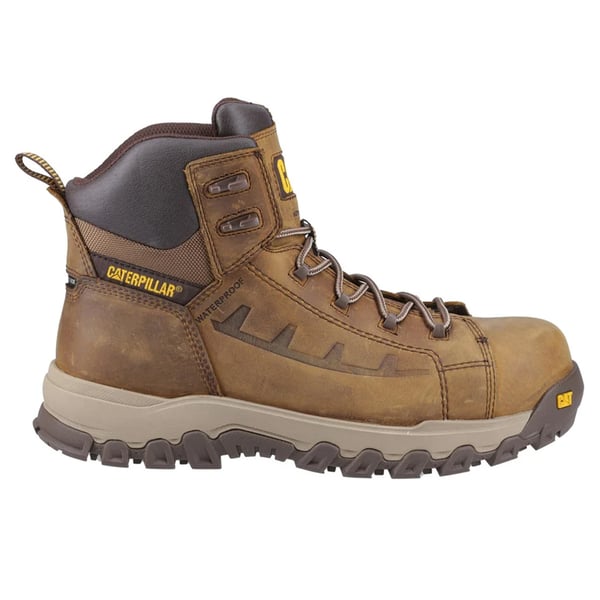 Caterpillar Mens Threshold Rebound Grain Leather Composite Toecap Safety Boots