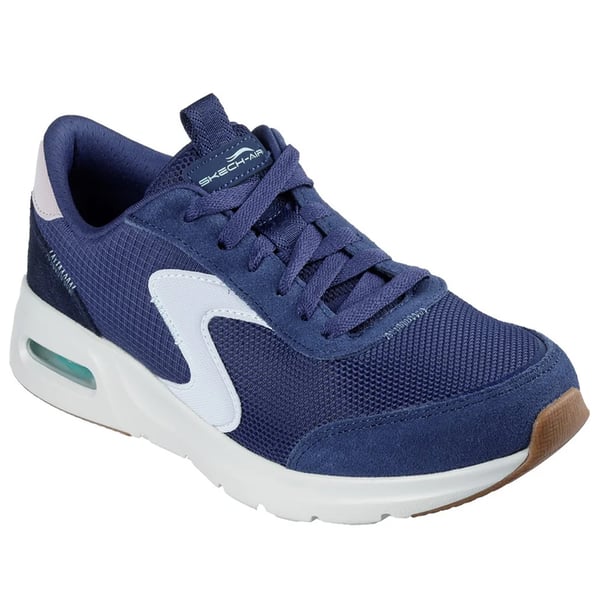 Skechers naisten Skech-Air Court Air Wave -mokkanahkatennarit