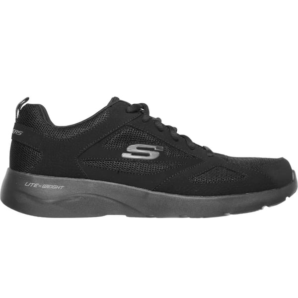 Skechers Mens Dynamight 2.0 Action Leather Memory Foam Lace Up Trainers