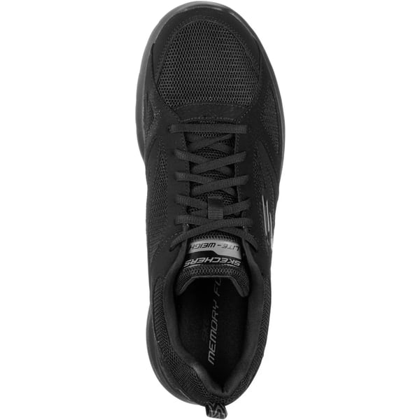 Skechers Mens Dynamight 2.0 Action Leather Memory Foam Lace Up Trainers