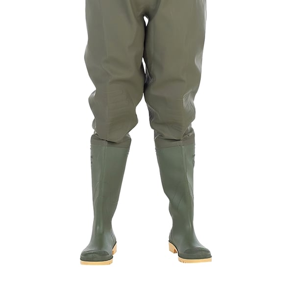 Dikamar Administrator Chest Wader / Mens Boots / Plain Rubber Wellingtons