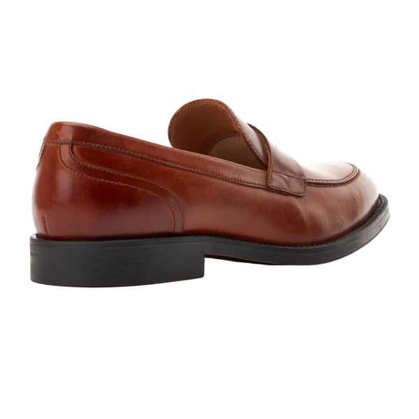Base London Mens Kennedy Leather Slip-on Loafers